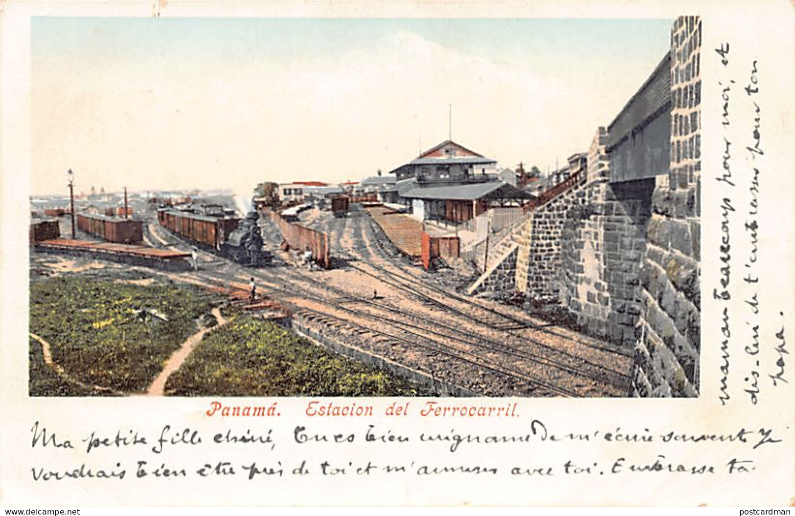 Ciudad de Panamá - Estacion del Ferrocarril - Ed. desconocido
