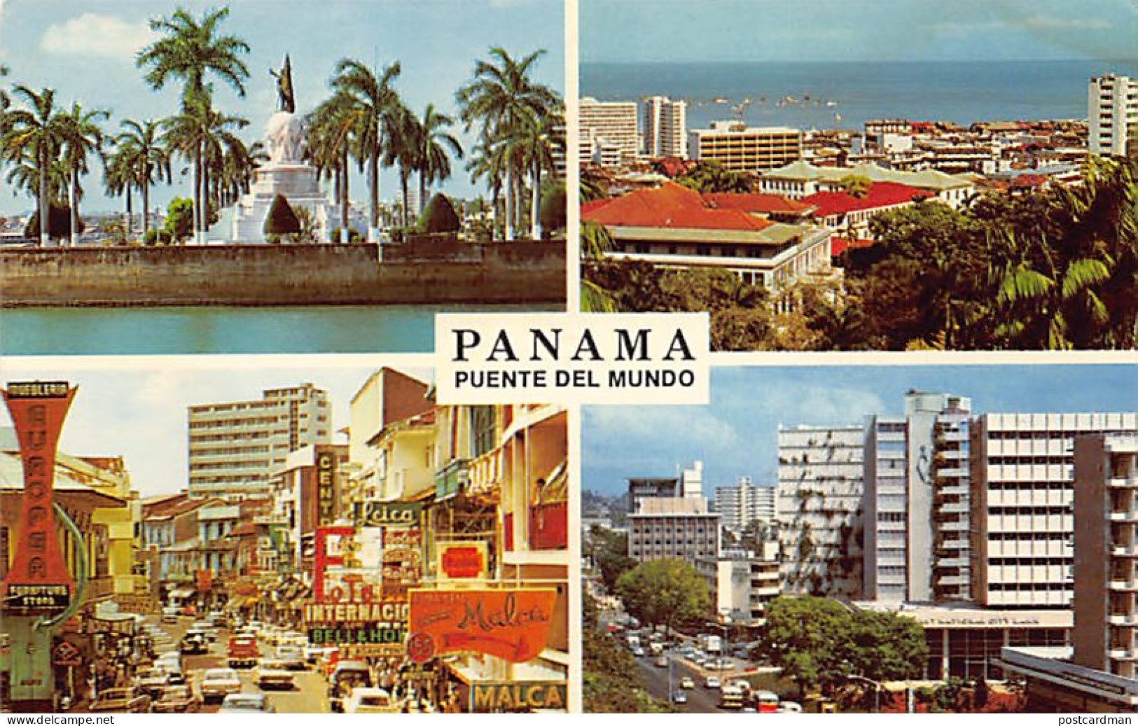 CIUDAD DE PANAMÁ - Puente del Mundo - Publ. Foto Flatau