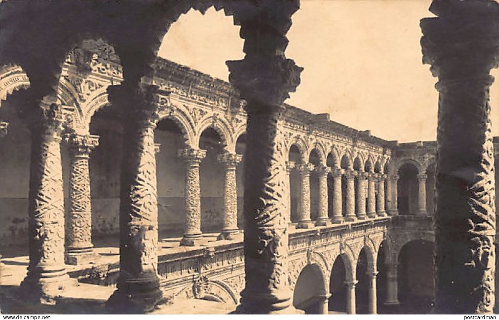 Ciudad México - Convento de la Merced - REAL PHOTO - POSTAL FOTO - Ed. Hugo Brehme 597