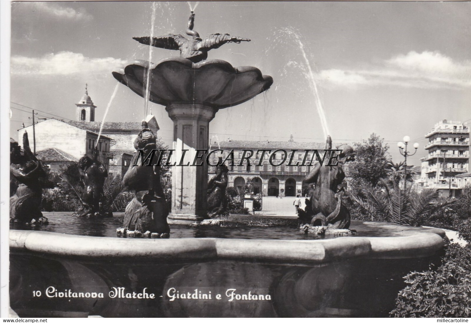 CIVITANOVA MARCHE:  Giardini e Fontana    1961