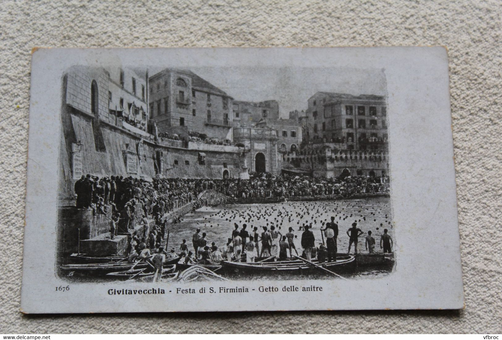 Civitavecchia, festa di S. Firlinia, getto delle anitre, Italie