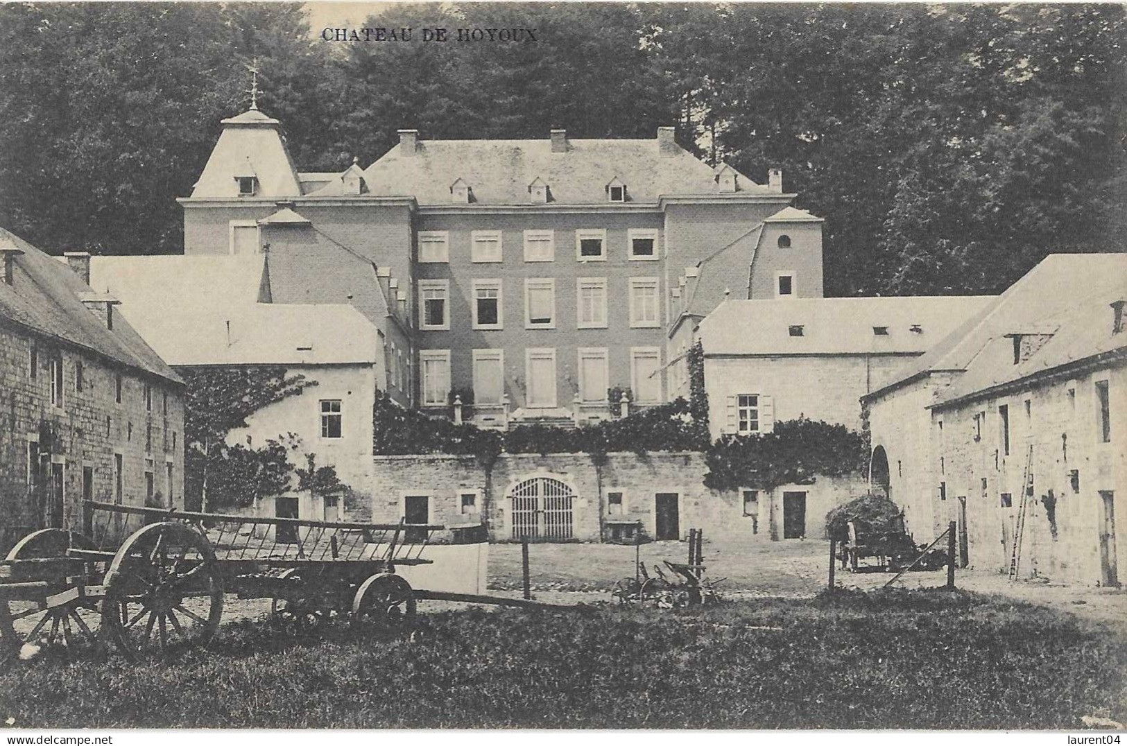 CLAVIER.  BOIS ET BORSU. HOYOUX. CHATEAU. FERME. ATTELAGES.