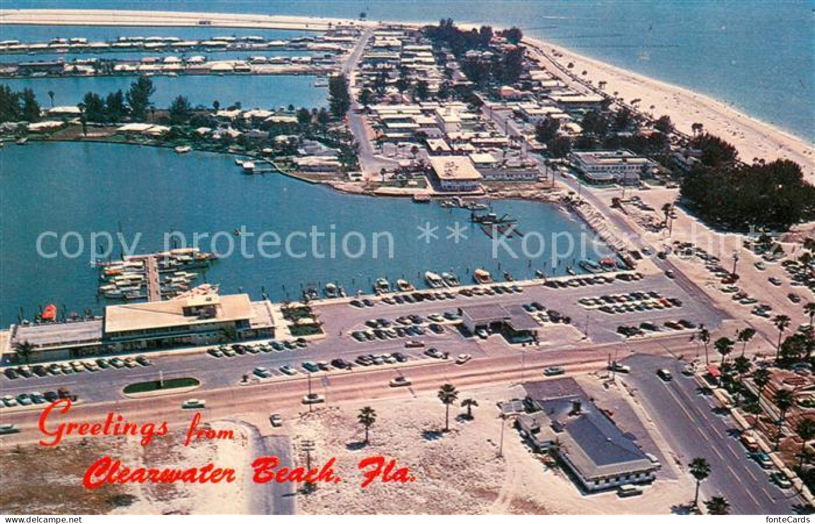 Clearwater Beach Aerial view