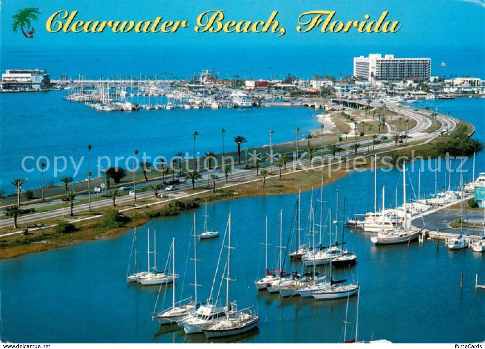 Clearwater Beach Clearwater Marina Aerial view