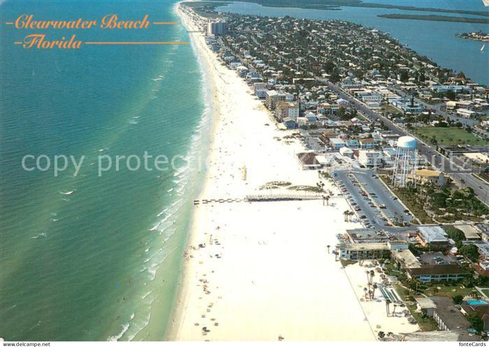 Clearwater Beach Fliegeraufnahme