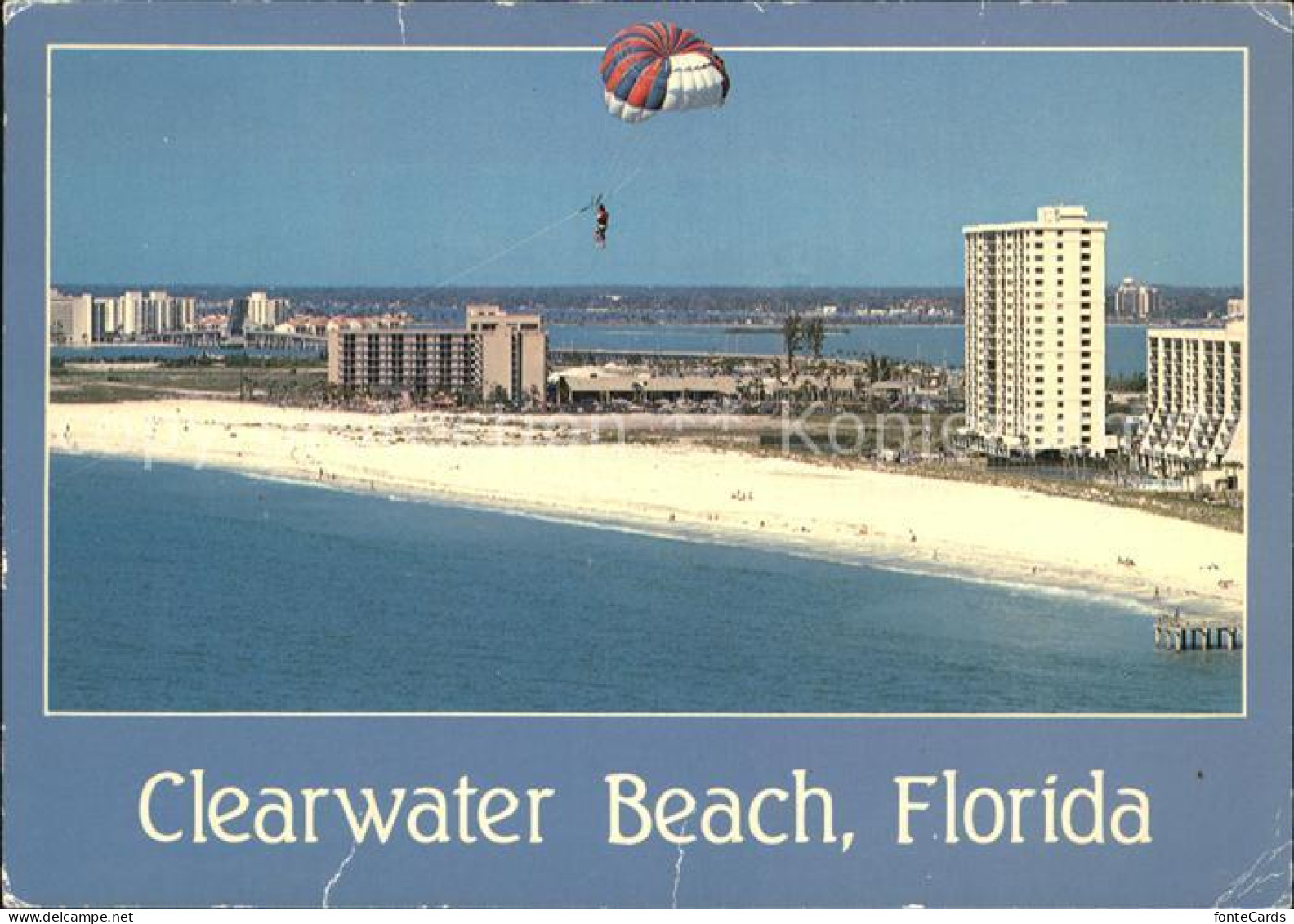Clearwater Beach Fliegeraufnahme mit Strand