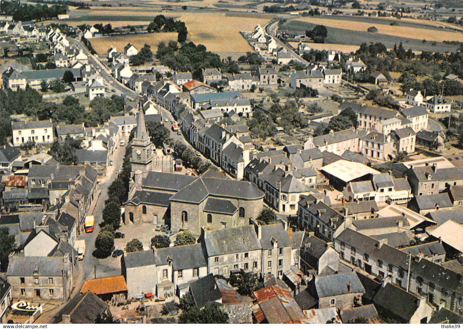 Cléguérec vue aérienne