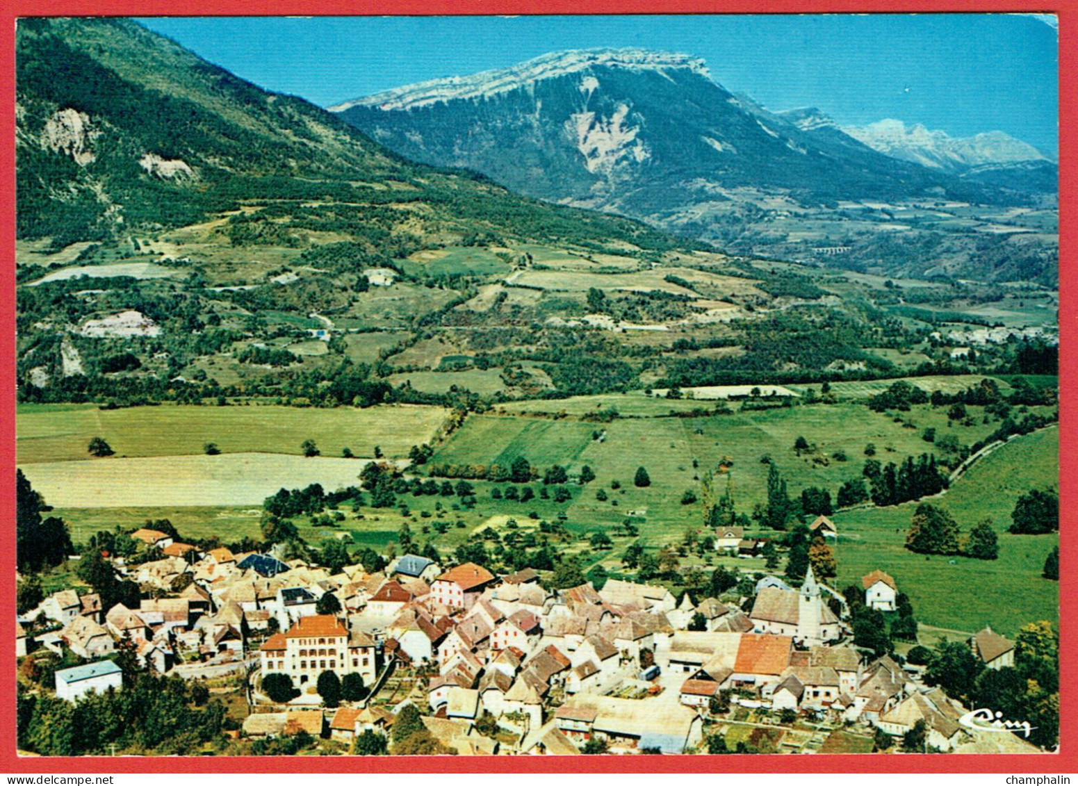 Clelles - Vue générale aérienne