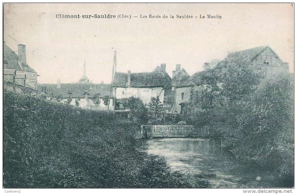 CLEMONT-SUR-SAULDRE BORDS DE LA SAULDRE LE MOULIN 18 CHER
