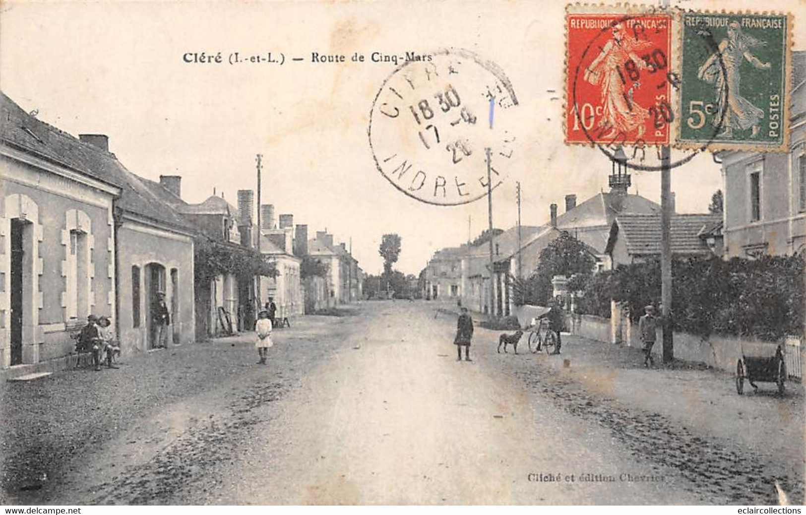 Cléré-les-Pins    37          Route de Cinq Mars la Pile  (voir scan)