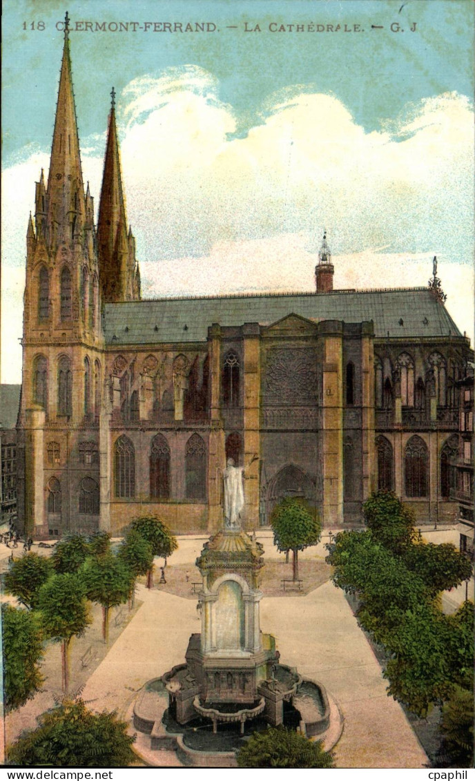 Clermont Ferrand CPA La cathedrale