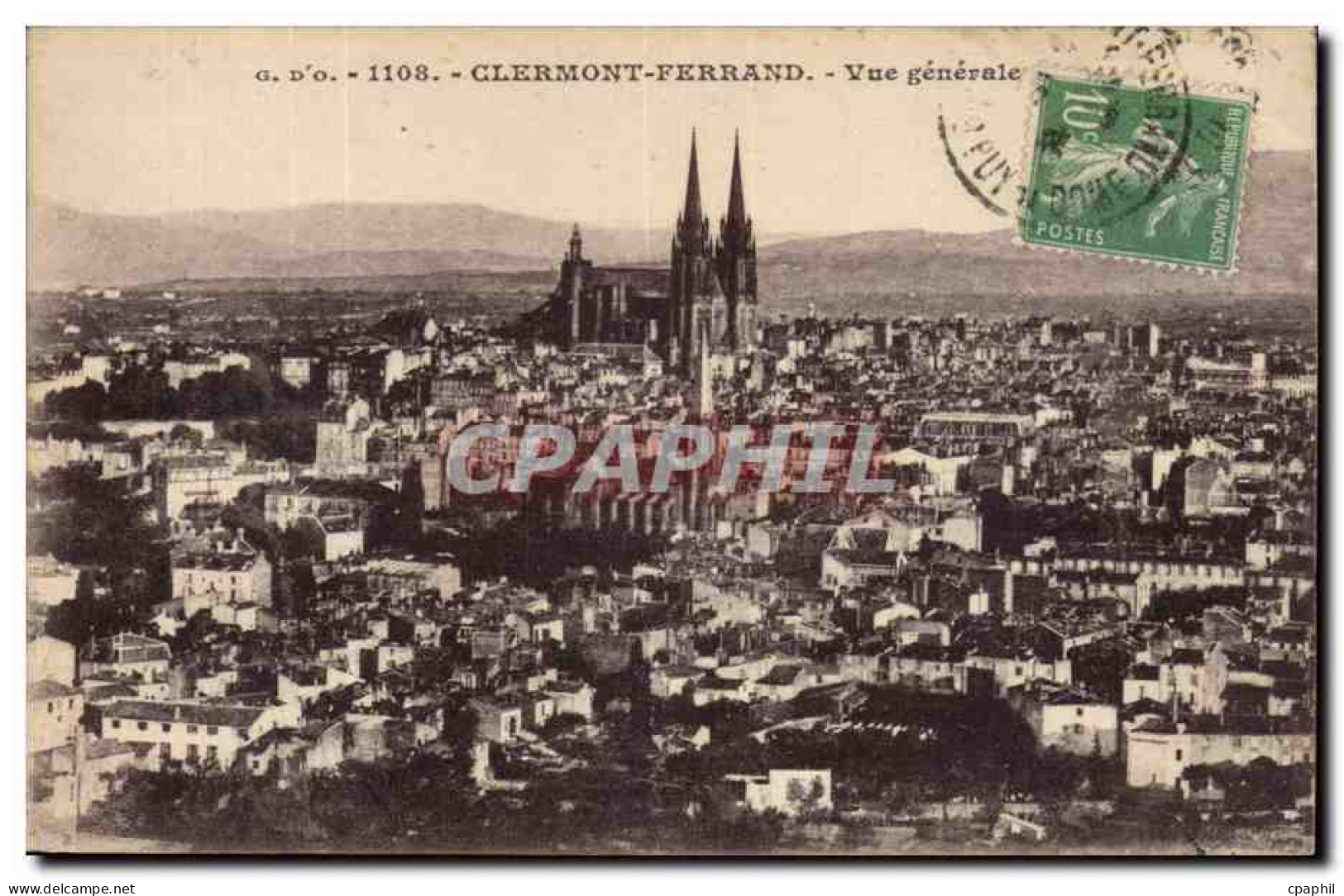 Clermont Ferrand CPA Vue generale