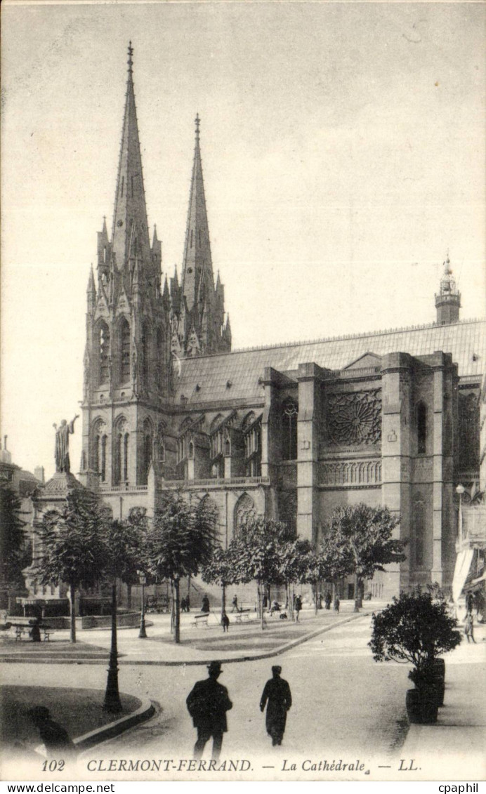 Clermont Ferrand - La Cathedrale - CPA
