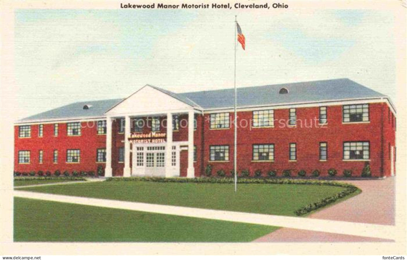 Cleveland Ohio USA Lakewood Manor Motorist Hotel