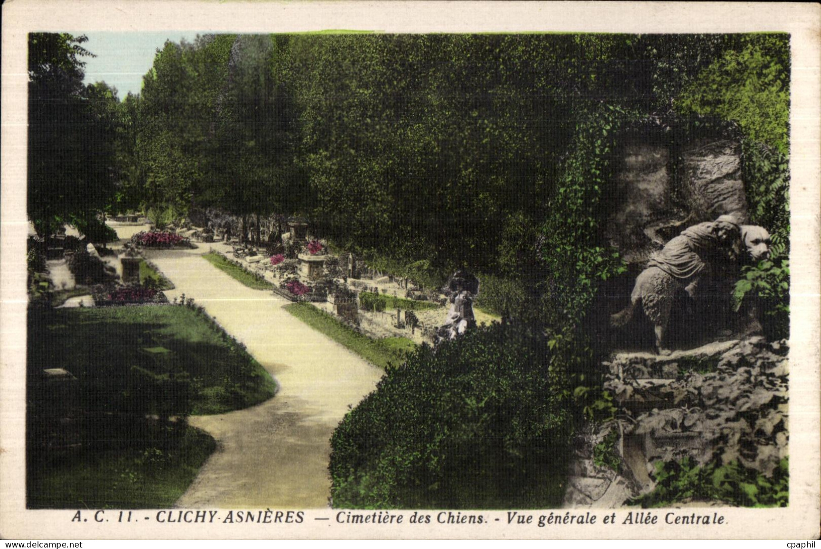 Clichy Asnieres - Cimetiere des Chiens - CPA