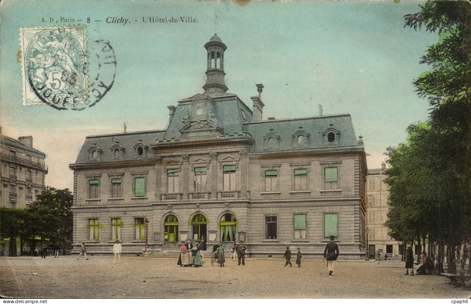 Clichy CPA Hotel de Ville