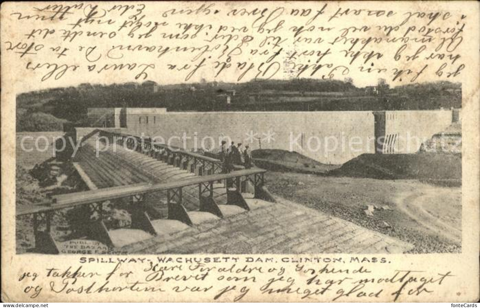 Clinton Massachusetts Spillway-Wachustett Dam