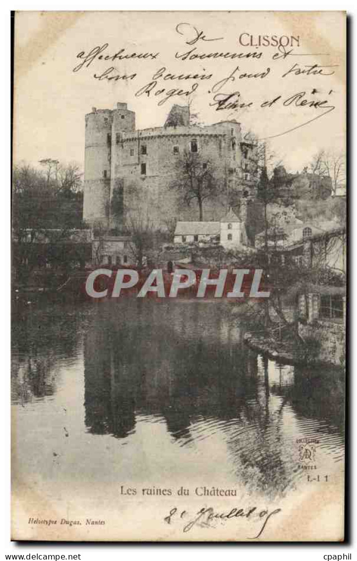Clisson CPA Chateau Les ruines