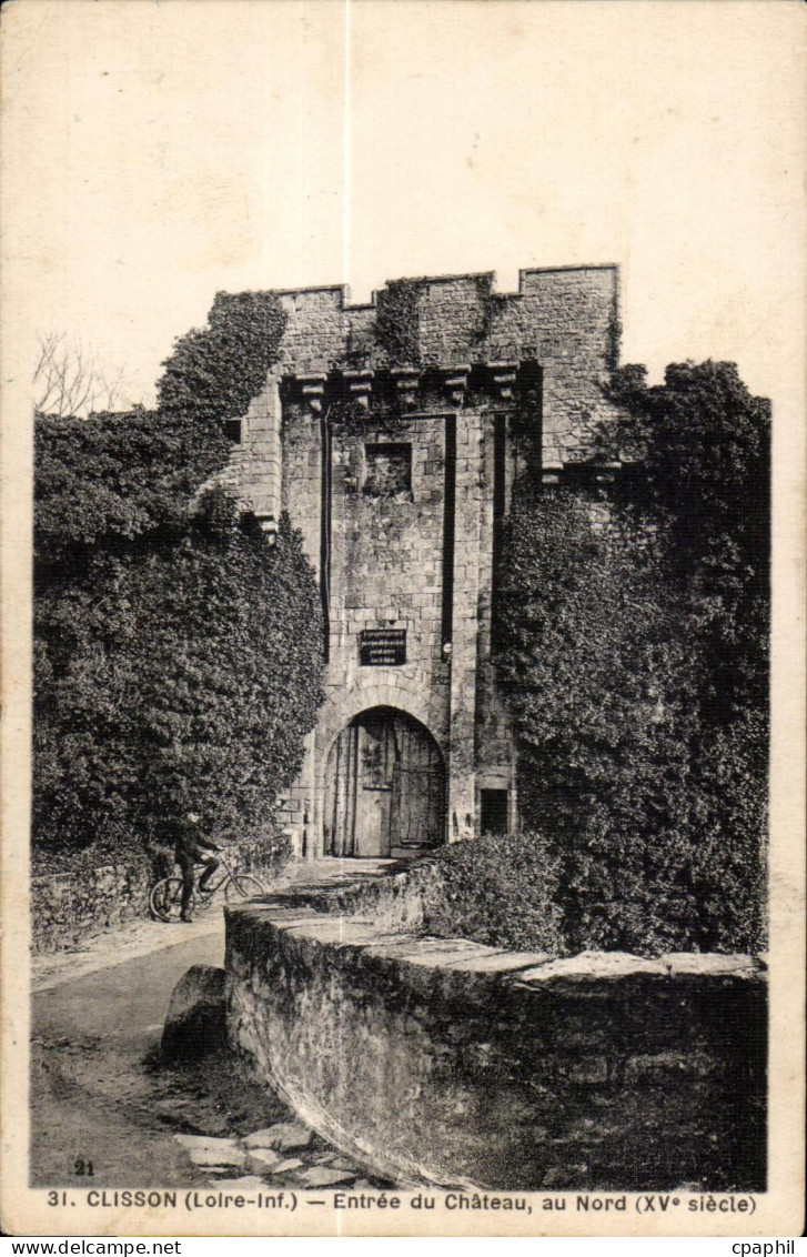 Clisson - Entree du Chateau - CPA