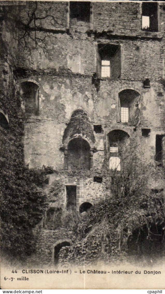 Clisson - Le Chateau - Donjon - CPA