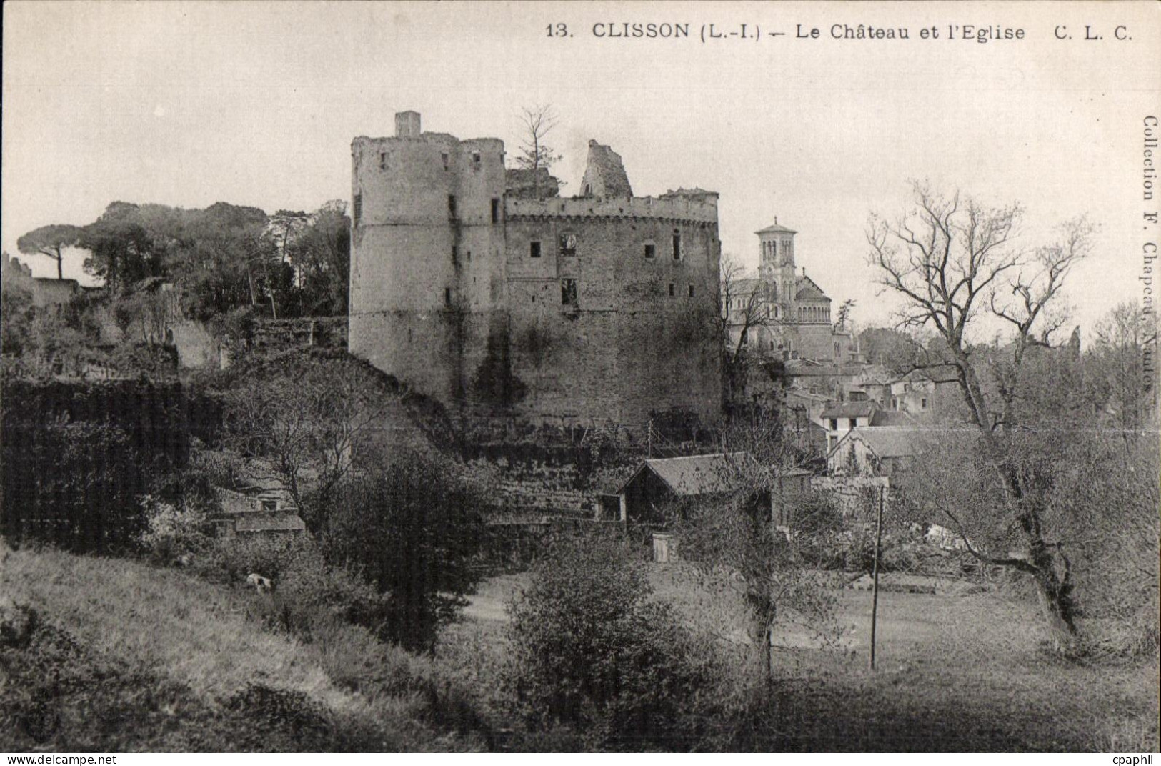 Clisson - Le Chateau et L Eglise - CPA
