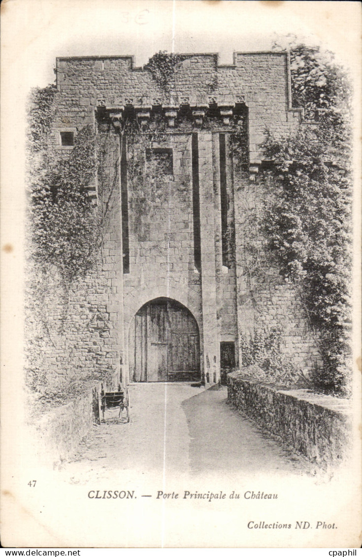 Clisson - Porte Principale du Chateau - CPA
