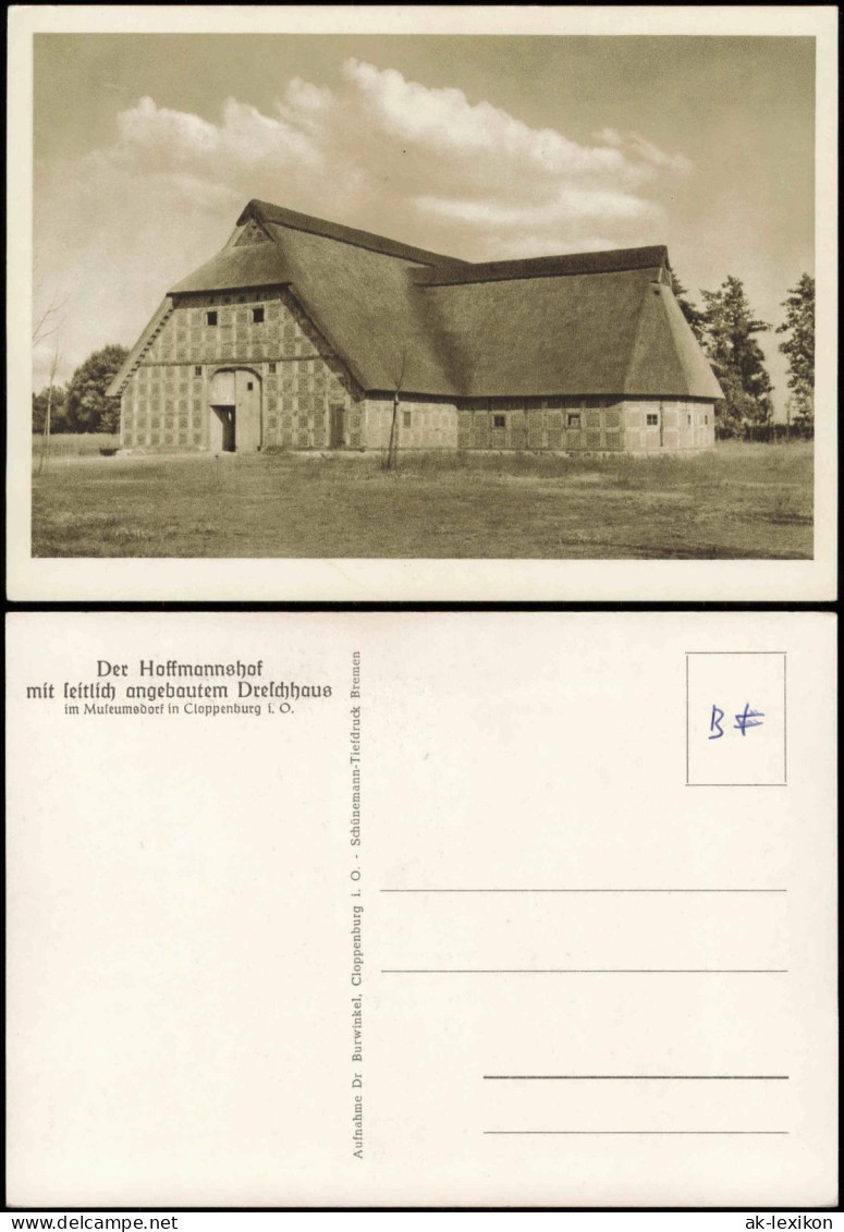 Cloppenburg Der Hoffmannshof im Museumsdorf in Cloppenburg f. O. 1960