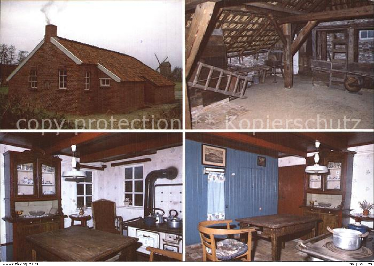 Cloppenburg Museumsdorf Landarbeiterhaus aus Stapelmoorheide Niedersaechs Freili