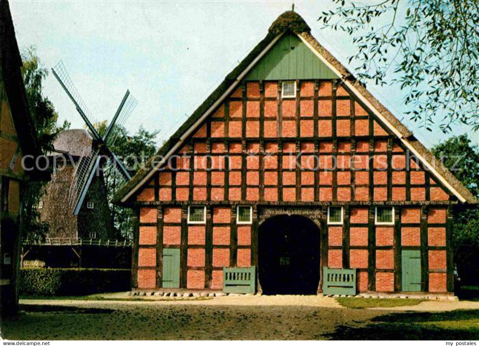 Cloppenburg Niederdeutsches Hallenhaus Kappernwindmuehle