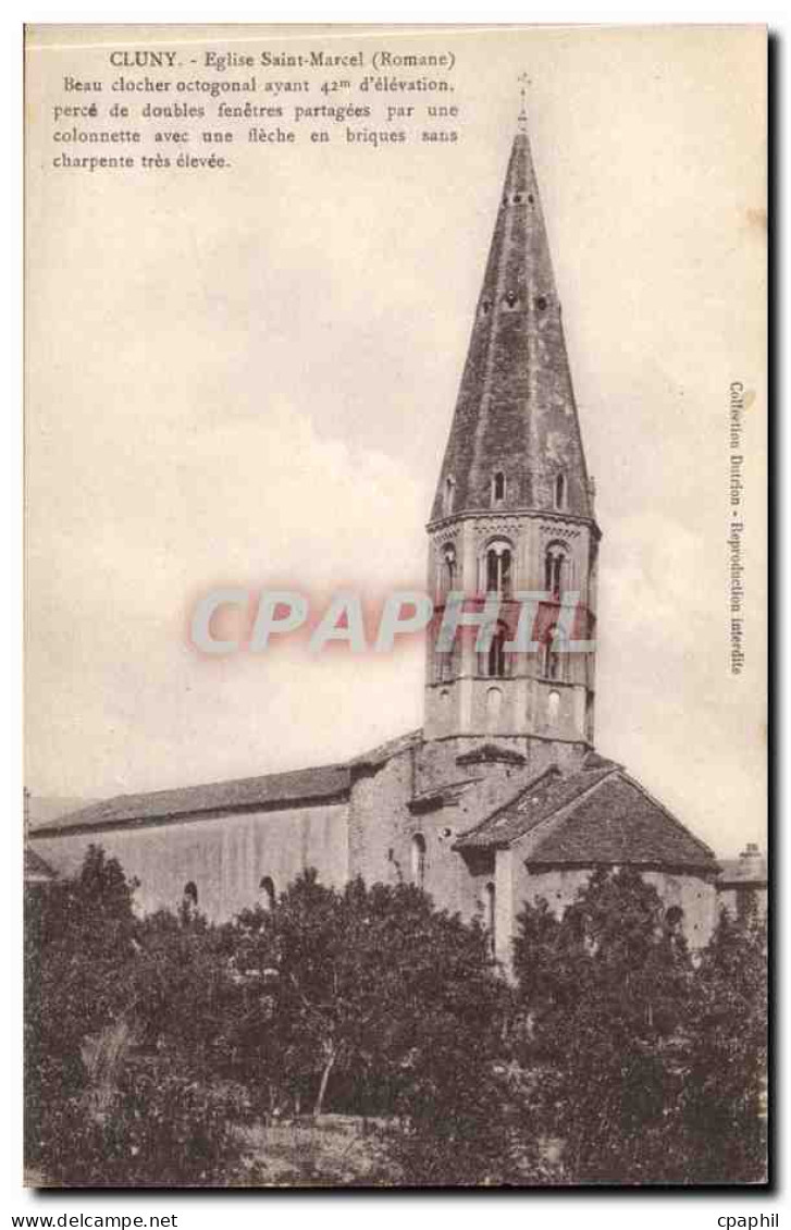 Cluny - Eglise Saint Marcel - CPA