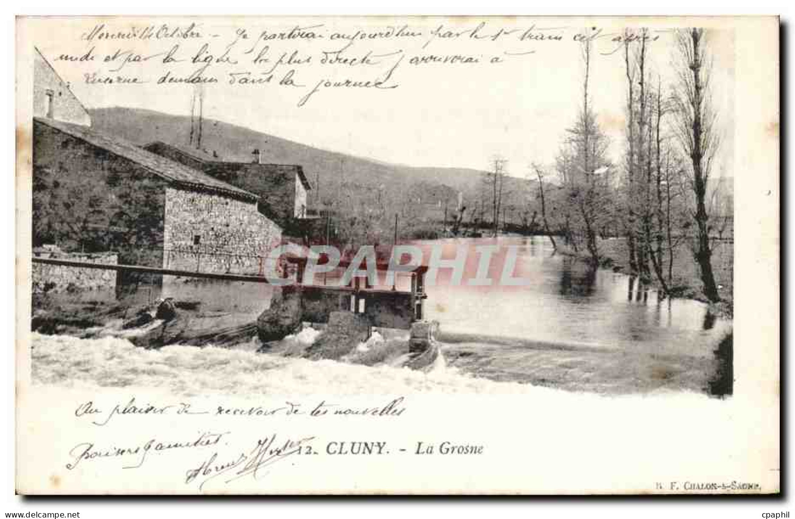 Cluny - La Grosne - CPA