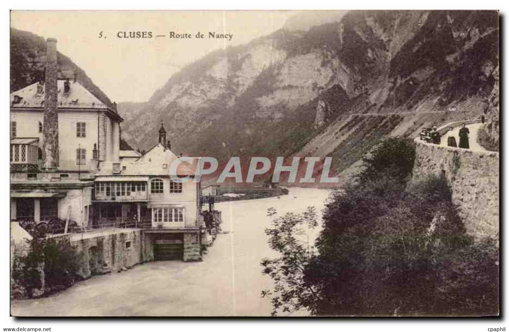 Cluses - Route de Nancy - CPA