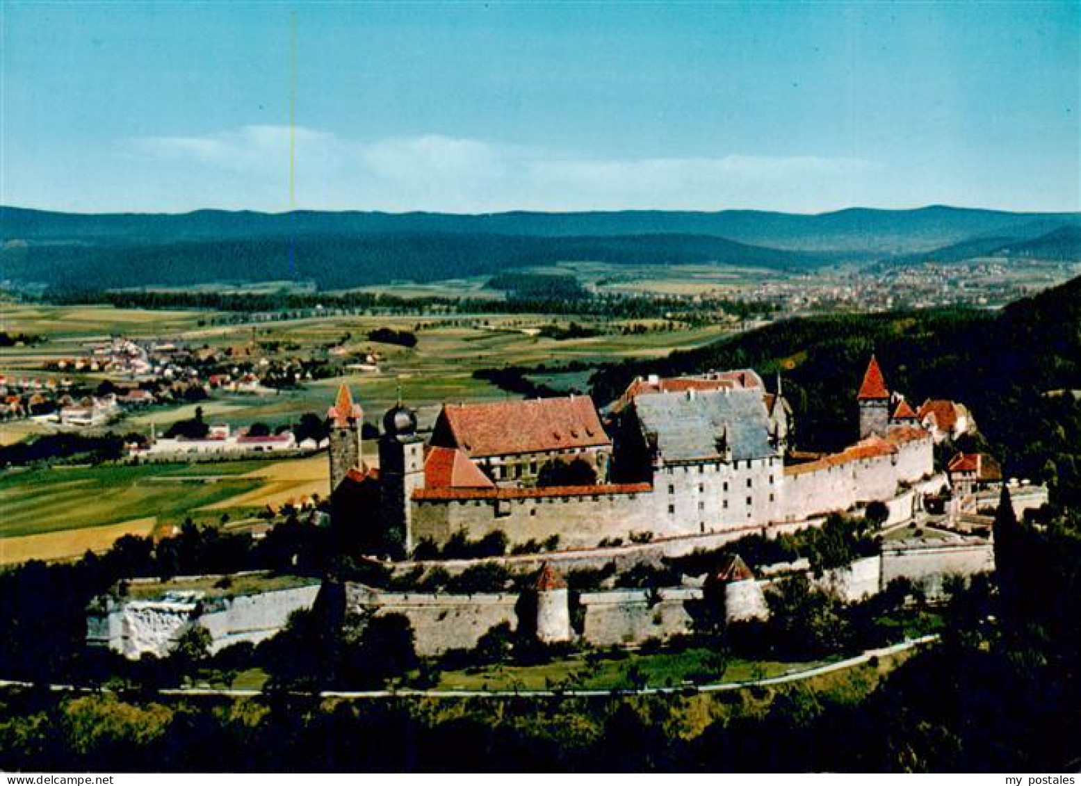 Coburg Bayern Fliegeraufnahme mit Veste Coburg