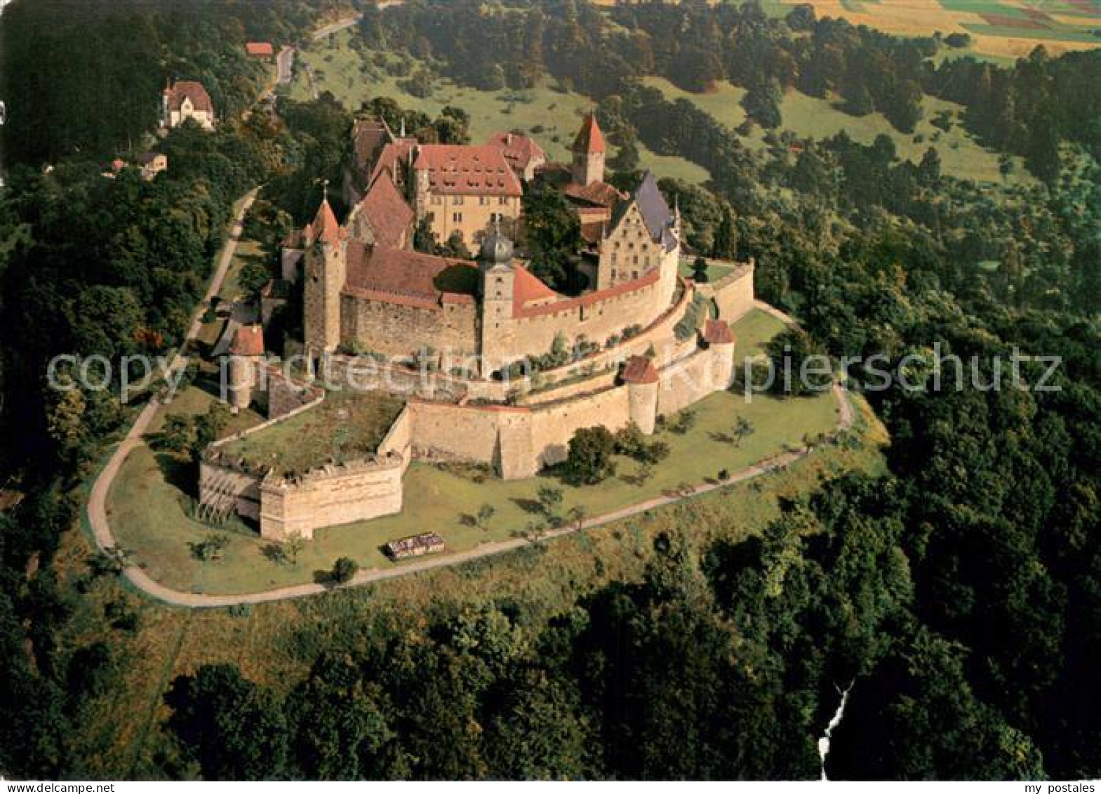 Coburg Bayern Veste Coburg Fliegeraufnahme