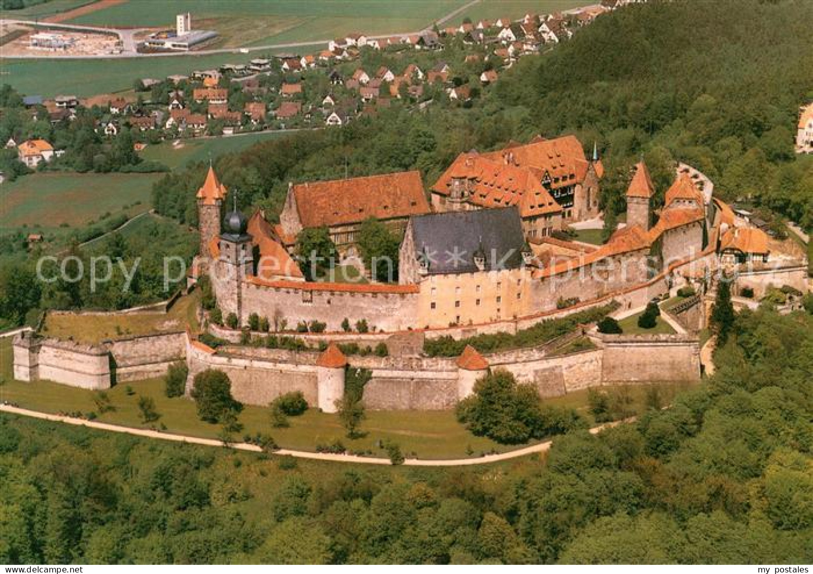 Coburg Bayern Veste Coburg Fliegeraufnahme