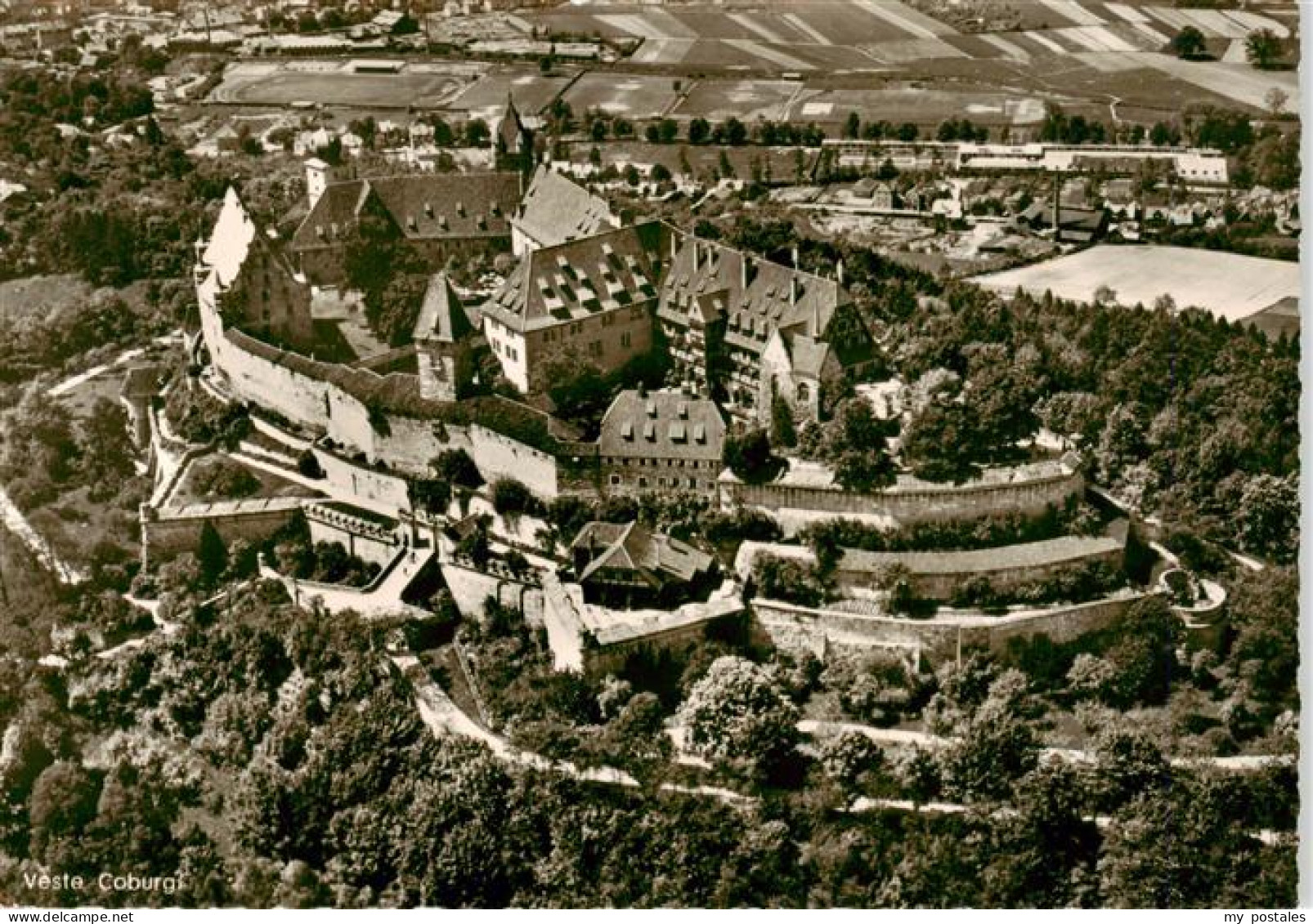 Coburg Bayern Veste Coburg Fliegeraufnahme
