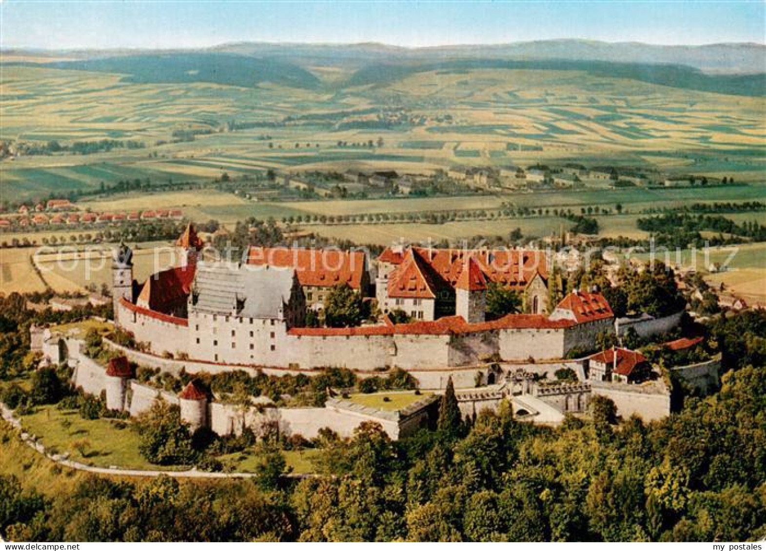 Coburg Bayern Veste Coburg Fliegeraufnahme