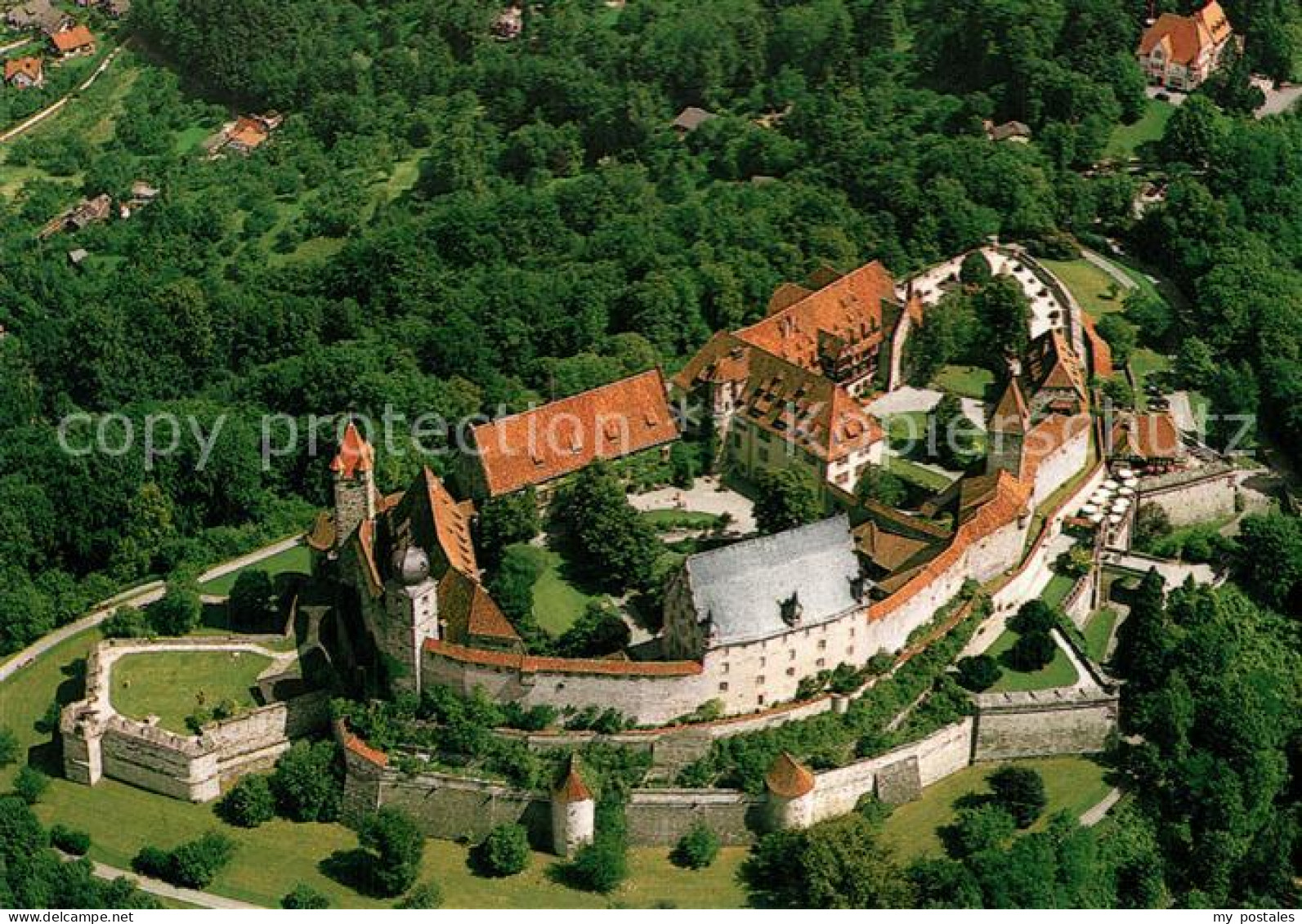 Coburg Bayern Veste Coburg Fliegeraufnahme