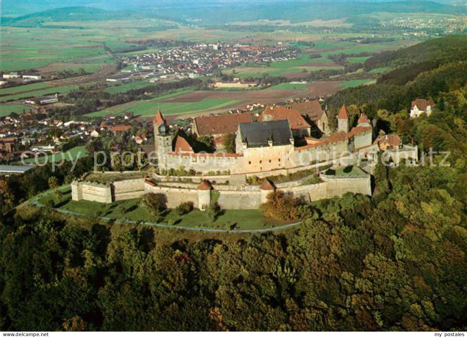 Coburg Bayern Veste Coburg Fliegeraufnahme