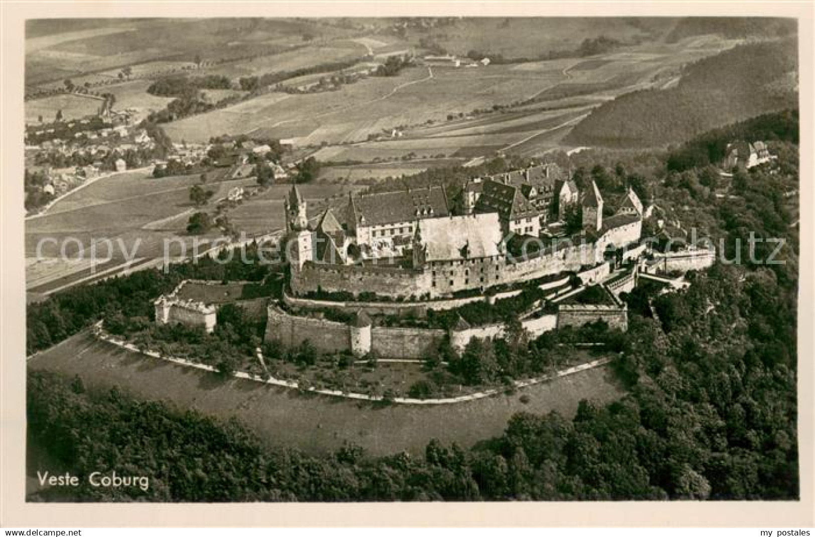 Coburg Veste Coburg Fliegeraufnahme