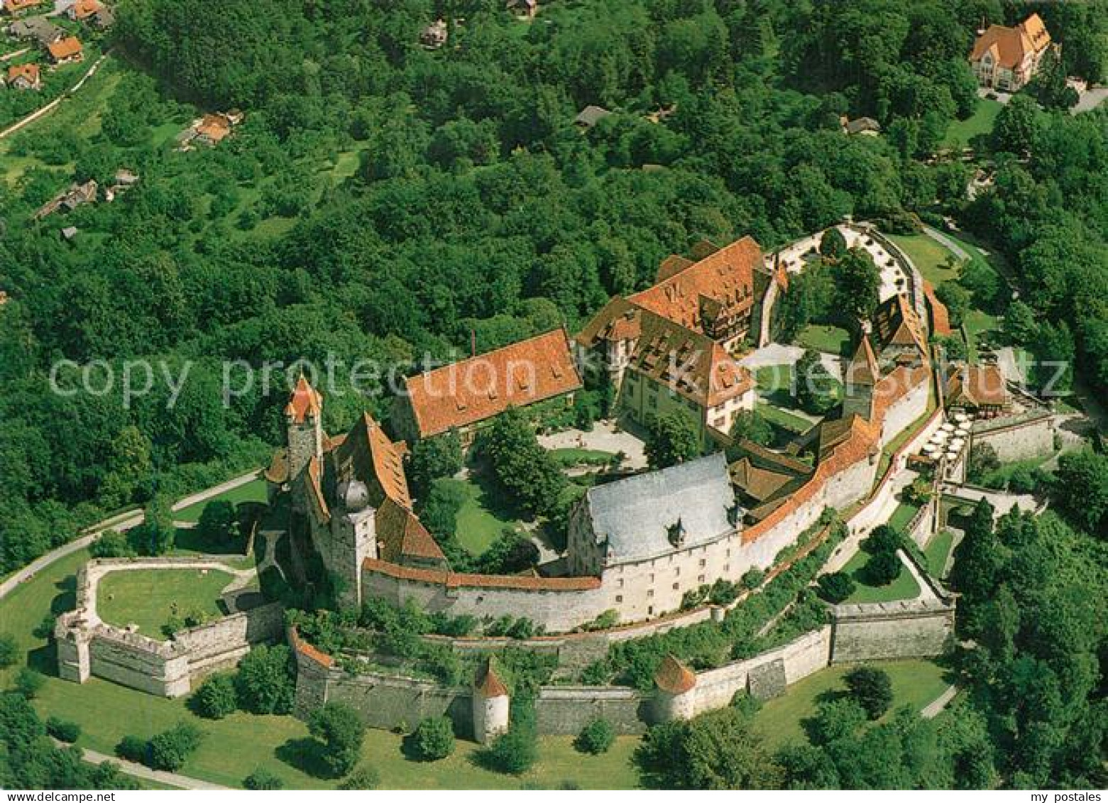 Coburg Veste Coburg Fliegeraufnahme
