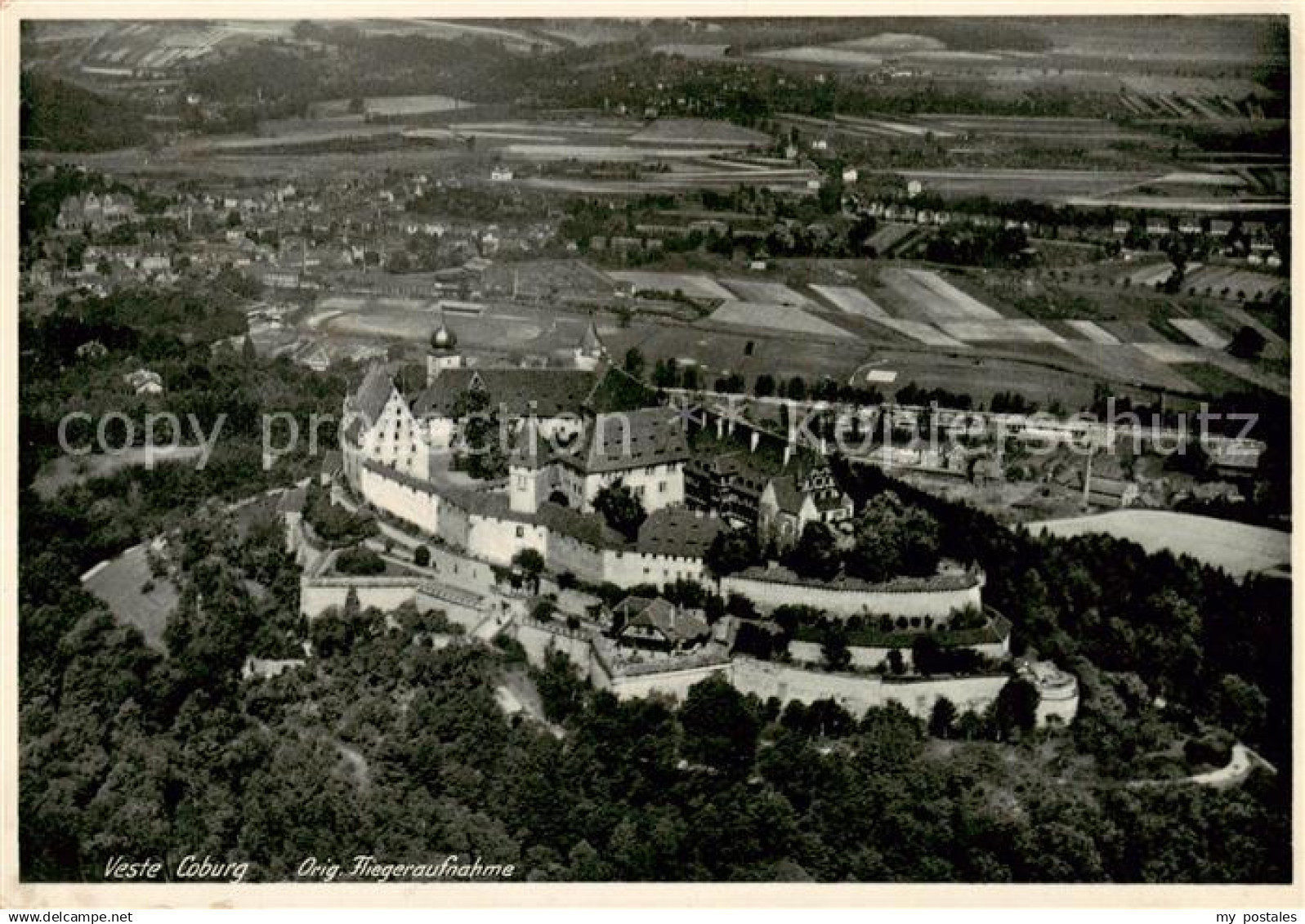 Coburg Veste Coburg Fliegeraufnahme