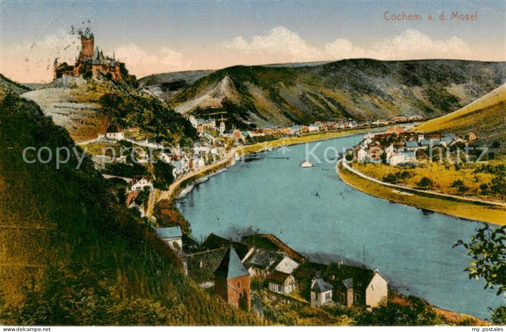 Cochem Kochem Mosel Burg Cochem Moselpartie