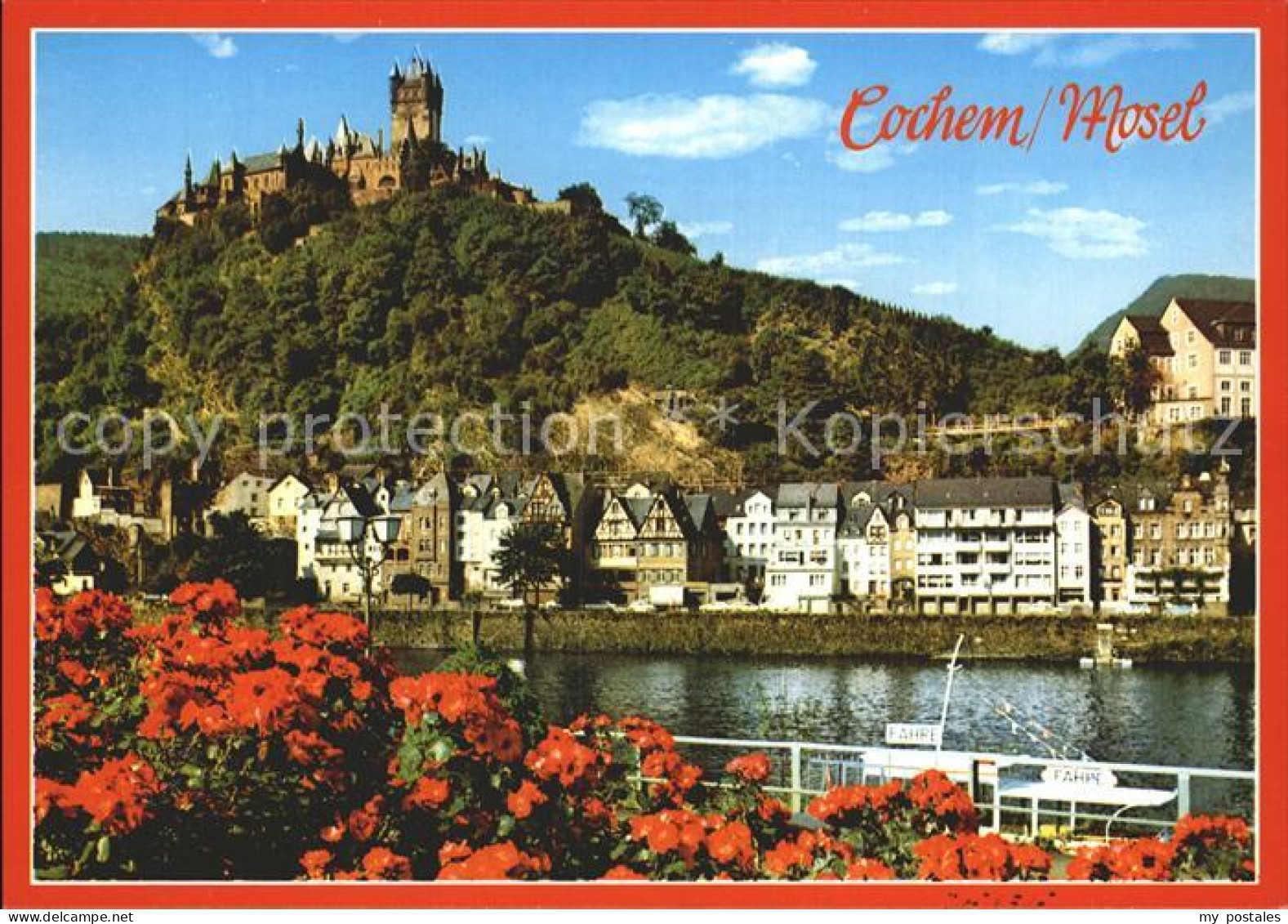 Cochem Mosel Blick Burg Cochem