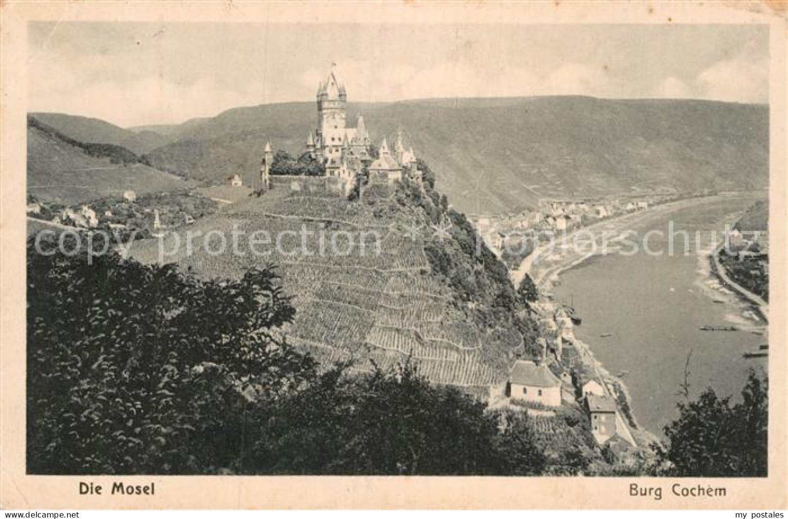 Cochem Mosel Panorama mit Burg Cochem