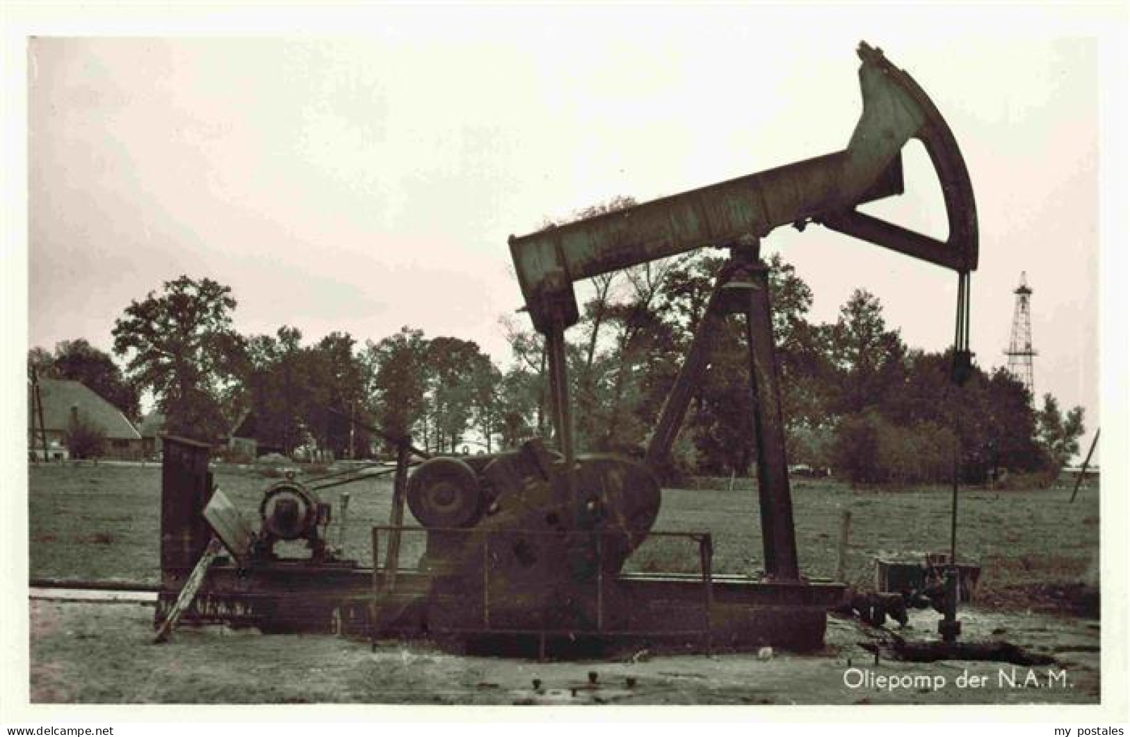 Coevorden Drenthe NL Oliepomp der N.A.M.