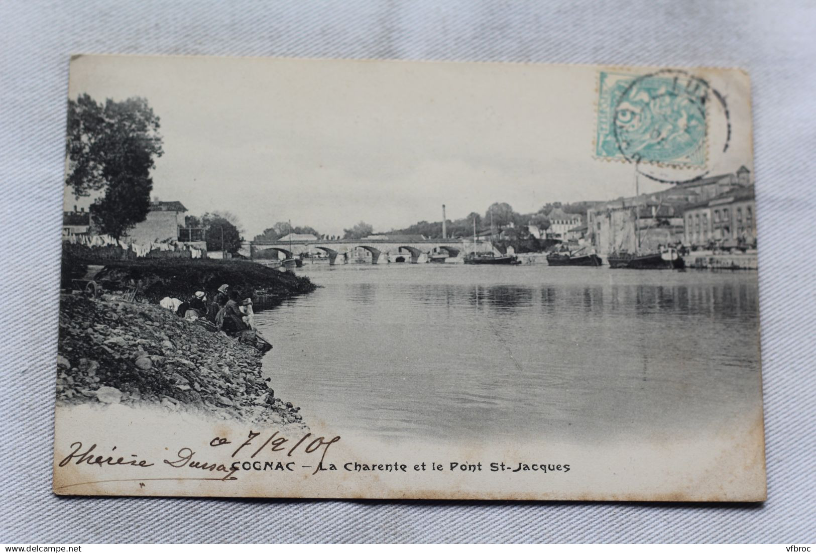 Cognac, la Charente et le pont saint Jacques, Charente 16