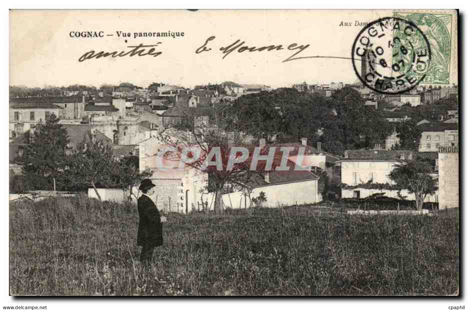 Cognac - Vue Panoramique - CPA