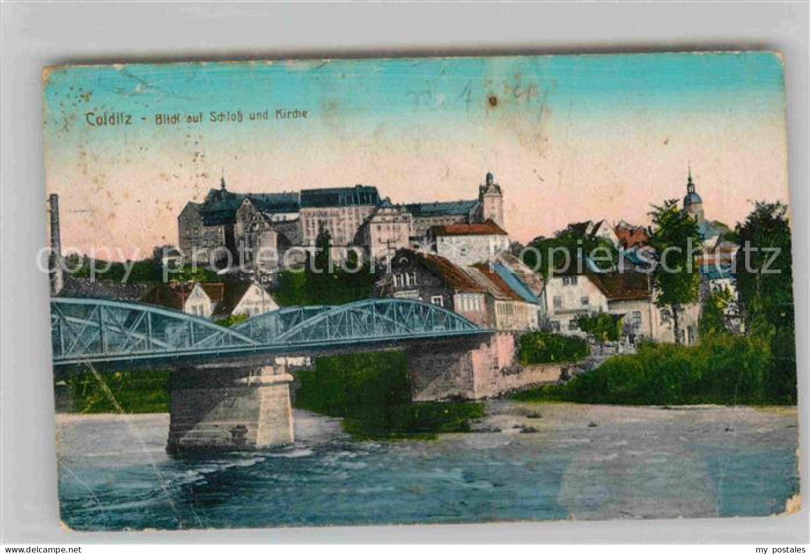 Colditz Bruecke Zwickauer Mulde