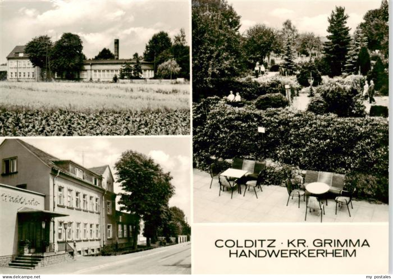 Colditz Handwerkerheim Park Terrasse
